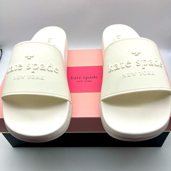 NWT Kate Spade New York Sunny White Sandals 9B - Picture 2 of 10
